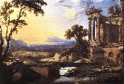 PATEL, Pierre Landscape with Ruins ag Germany oil painting artist
